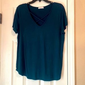 Emory Park blouse green size xl